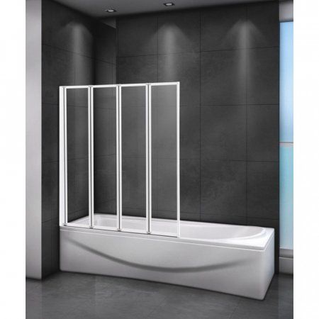 Шторка на ванну Cezares Relax RELAX-V-4-90/140-C-Bi 90*140 прозрачное стекло