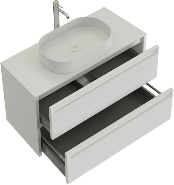 Тумба под раковину Allen Brau Fantasy 100 1.11003.WM 2.0 белый матовый