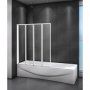 Шторка на ванну Cezares Relax RELAX-V-4-90/140-P-Bi-L 90*140 рифленое стекло