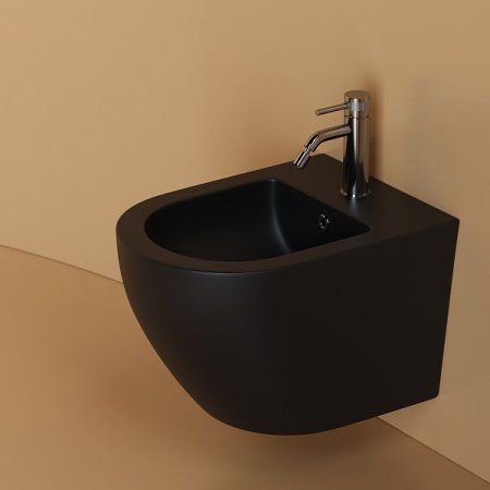 Биде подвесное Ceramica Nova Uno CN11002MB черный матовый