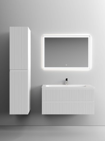 Тумба подвесная SANCOS Snob T 995х445х500, c двумя ящиками оснащенными доводчиками, Bianco, SNT100W