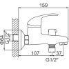 Смеситель Ledeme L3015 хром