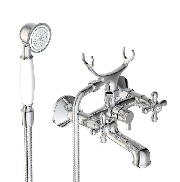 Vidima BA354AA RETRO Смеситель для ванны/душа, с керамическим переключателем, длина излива 90 мм