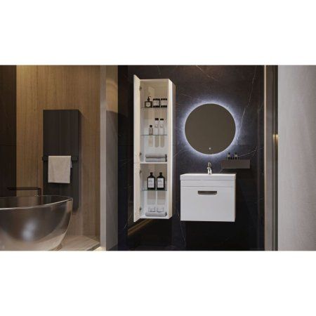 Шкаф-пенал Velvex Estea pp.EST.35 160 белый матовый