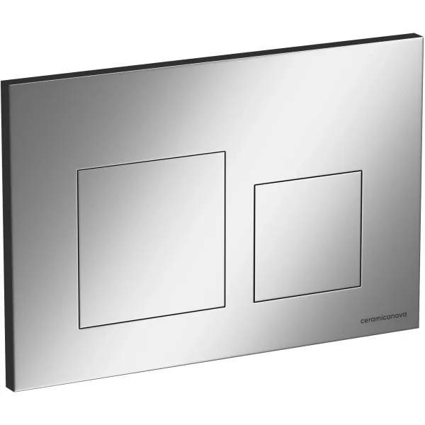 Кнопка смыва Ceramica Nova Balance Square CN12-002M для инсталляции, матовый хром