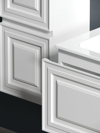 Тумба подвесная SANCOS Very 995х445х406, c одним  ящиком оснащенным доводчиками, Bianco , VR100W