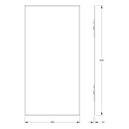 Зеркало Evoform Standard BY 0217 40x80