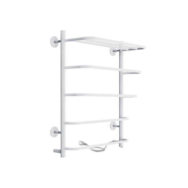 Полотенцесушитель Электрический Лесенка INDIGO LHE60-50WMR, Белый матовый