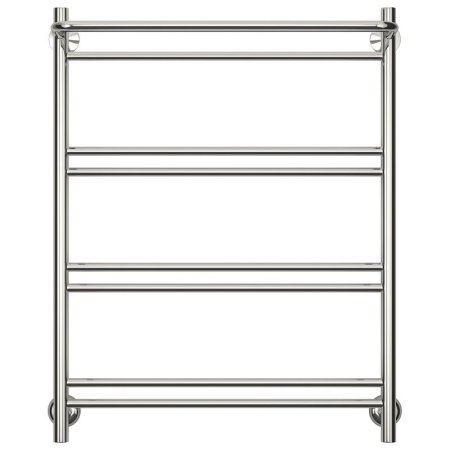 Полотенцесушитель водяной Стилье Версия-Н1 80х60 с полкой, хром