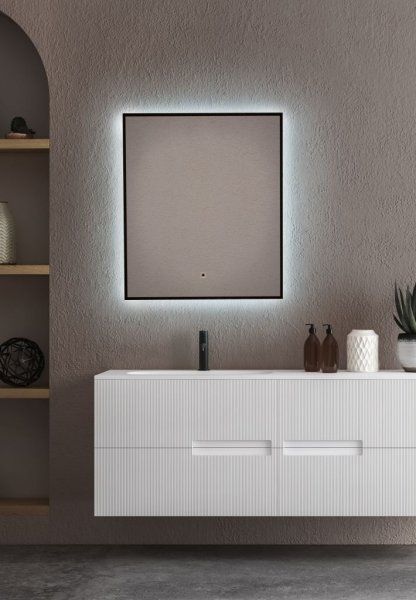 Зеркало с подсветкой и подогревом AQUAme AQM9101B 600х700