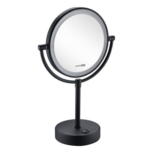 Косметическое зеркало WasserKRAFT Elbe K-7200 1005BLACK, черный