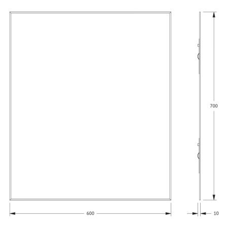 Зеркало Evoform Standard BY 0214 60x70