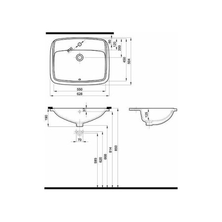 Раковина Kolo (IFO) Nova Pro M31858000 55