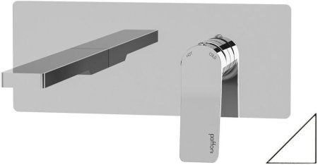 Смеситель Paffoni Tilt TI105BO для раковины, белый