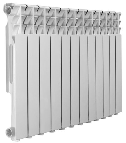 Радиатор алюминиевый AZARIO AL500/80 12 секций, белый (AL500/80/12)
