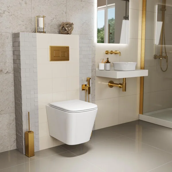 Унитаз подвесной Point Ника PN41081 безободковый, с сиденьем микролифт, белый