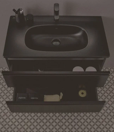 Раковина Ideal Standard  Tesi T3509V3 80 черный матовый