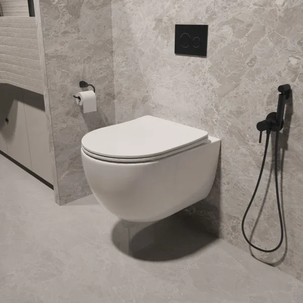 Унитаз подвесной Vincea Evo VT1-34ST безободковый, торнадо, с сиденьем микролифт, белый