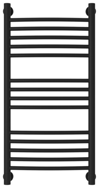 Полотенцесушитель водяной Сунержа Богема+ выгнутая 31-0221-8040 800x400 черный матовый