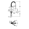 Смеситель Grohe K7 31379DC0 нержавеющая сталь
