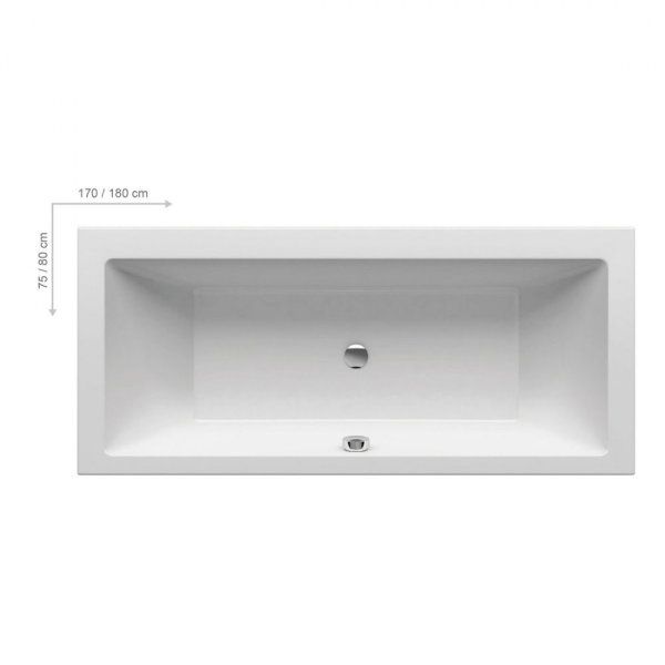 Ванна акриловая Ravak Formy C881300000 180x80