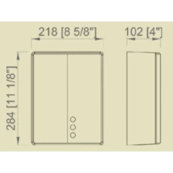 Сушилка для рук белый Nofer Bigflow Evo 01491.W