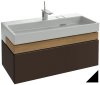 Мебель для ванной Jacob Delafon Terrace 100 см, мягкий черный