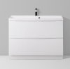 Тумба с раковиной BelBagno Marino MARINO-800-2C-PIA-BL-P 80 bianco lucido