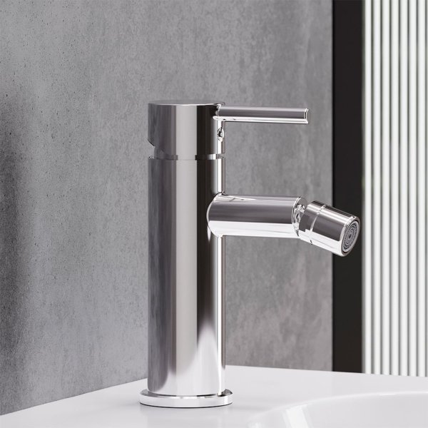 Смеситель для биде с донным клапаном Damixa Scandinavian Pure 360240000, Хром