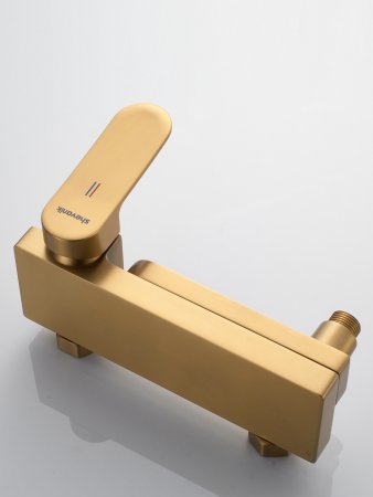 Смеситель для ванны Shevanik S4552G, Золотой сатин