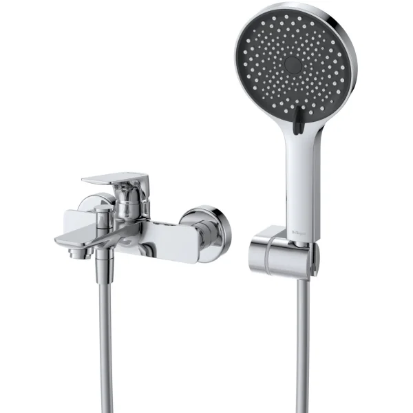 Комплект смесителей BelBagno Marino MARINO-VASM/LVM-CRM с душевым гарнитуром, хром