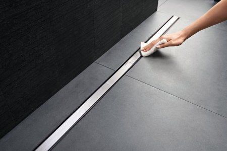 Душевой лоток Geberit CleanLine 152.450.00.1 с решеткой черный/нержавеющая сталь