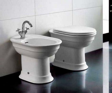 Унитаз приставной Hatria Dolcevita YXXP01 CR горизонтальный выпуск