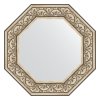 Зеркало Evoform Octagon BY 7382 65x65 барокко серебро