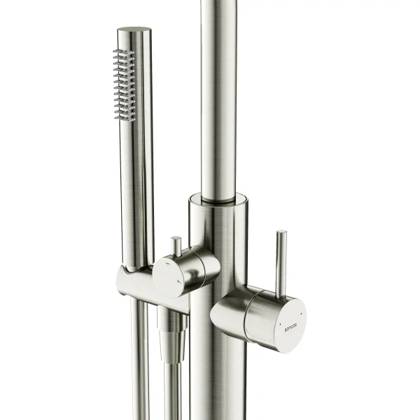 Смеситель напольный для ванны Sancos Etna SC9009BN никель