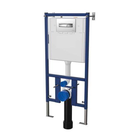 Инсталляция для подвесного унитаза Vincea VIS-450 белый/синий