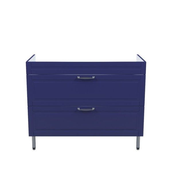 Тумба напольная, 100 см, синий, Oxford, IDDIS, OXSSF1TB0NFB1iEN95DO подходит умыв. 0131000i28