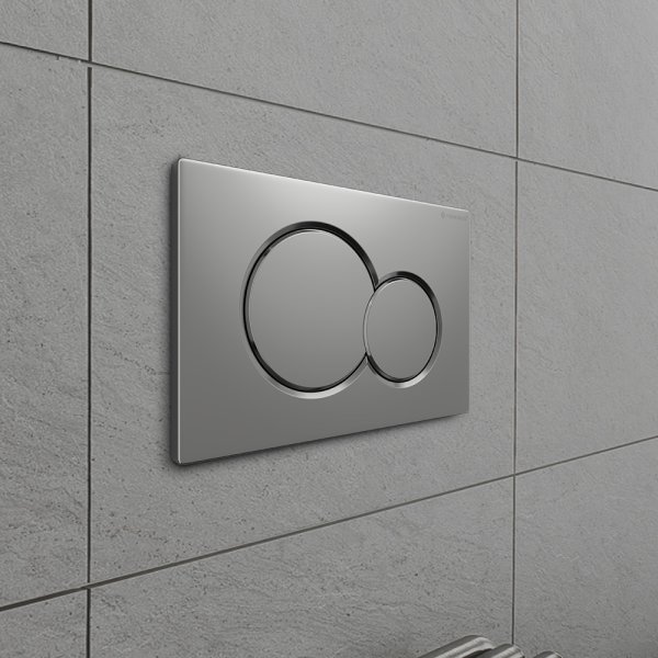 Клавиша смыва Terminus 52K24х16M, матовый хром