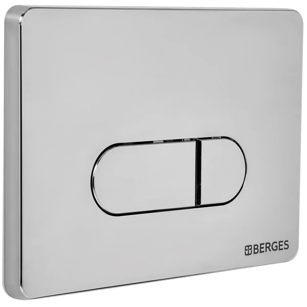 Кнопка смыва Berges Novum D3 040033 для инсталляции, хром