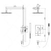 Душевой комплект RGW Shower Panels 21140853-01 хром
