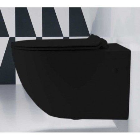 Унитаз Vincea Globo VT1-14SMB (подвесной) матовый черный