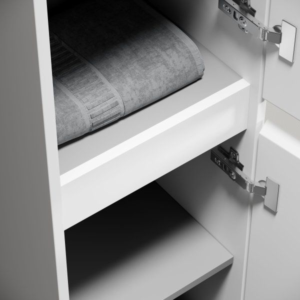 Шкаф-пенал SANCOS Libra Floor напольный, белый глянец, 350х300х1870 мм,   PLB35FW