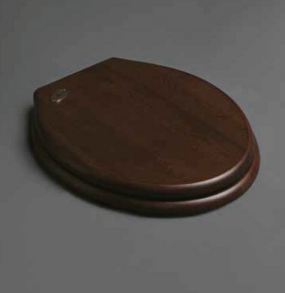 Унитаз напольный Simas Londra LO901bi вертикальный выпуск, боковая ручка орех/хром