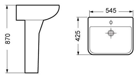 Раковина BelBagno Vitaro