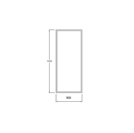 Боковая стенка Jacob Delafon Vertigo E20R90-GA 90x190