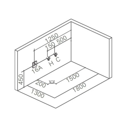 Акриловая ванна Gemy G9259 с гидромассажем