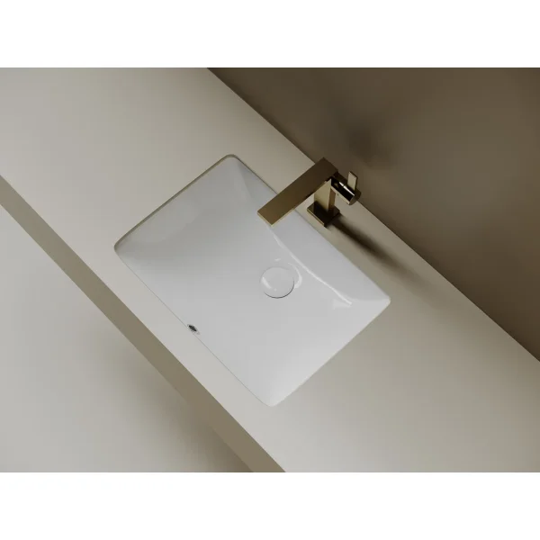 Раковина Ceramicanova Era CN15001 51,5x38 см, встраиваемая снизу, белый