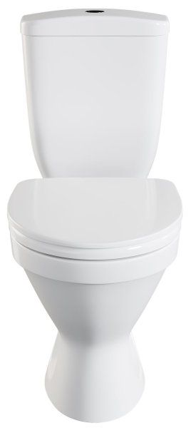 Унитаз - компакт Vitra Norm Blanc 345х650х810, напольный, быстросьемное сиденье термопласт с микролифтом, белый (9837B099-7201)