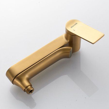 Смеситель для ванны однорычажный  Shevanik S4102G, Золотой сатин