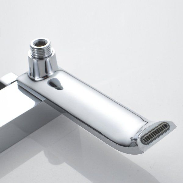 Смеситель для ванны однорычажный  Shevanik S4002, Хром